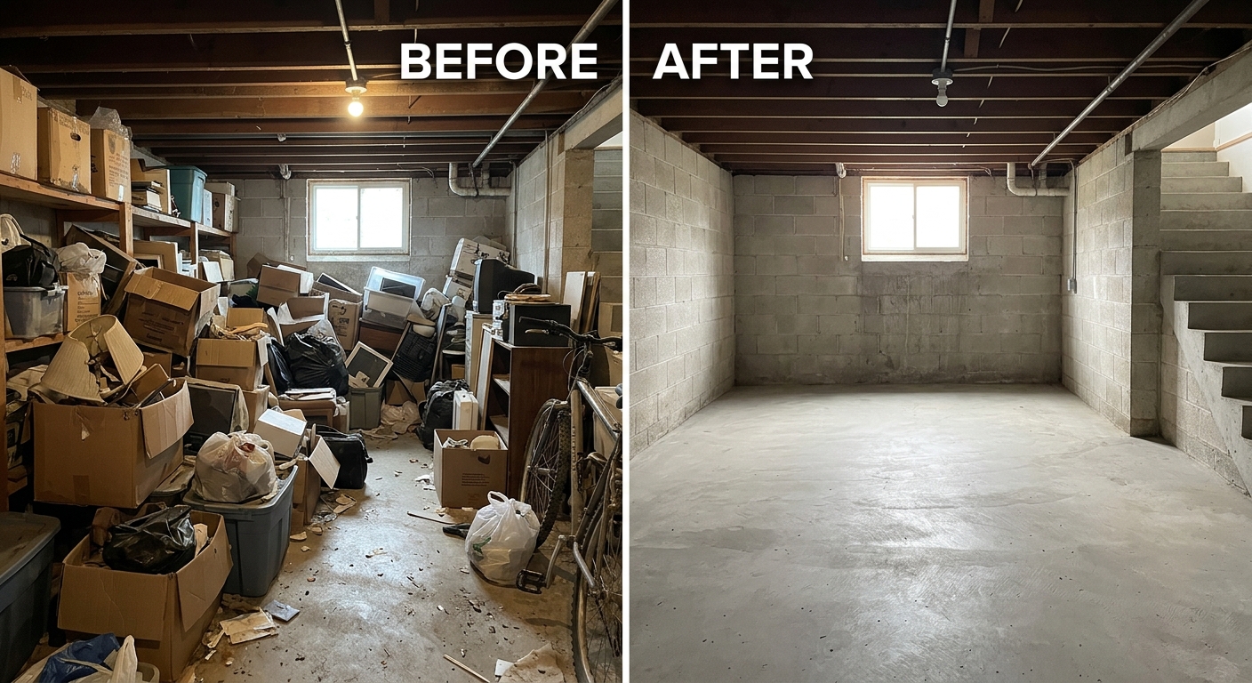 Before and After Junk Removal
